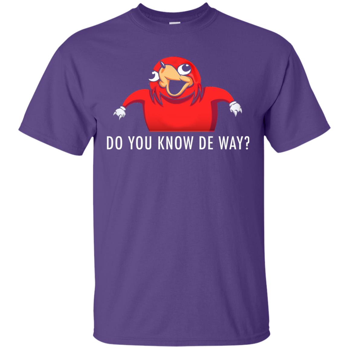 Do You Know De Way T-shirt Purple