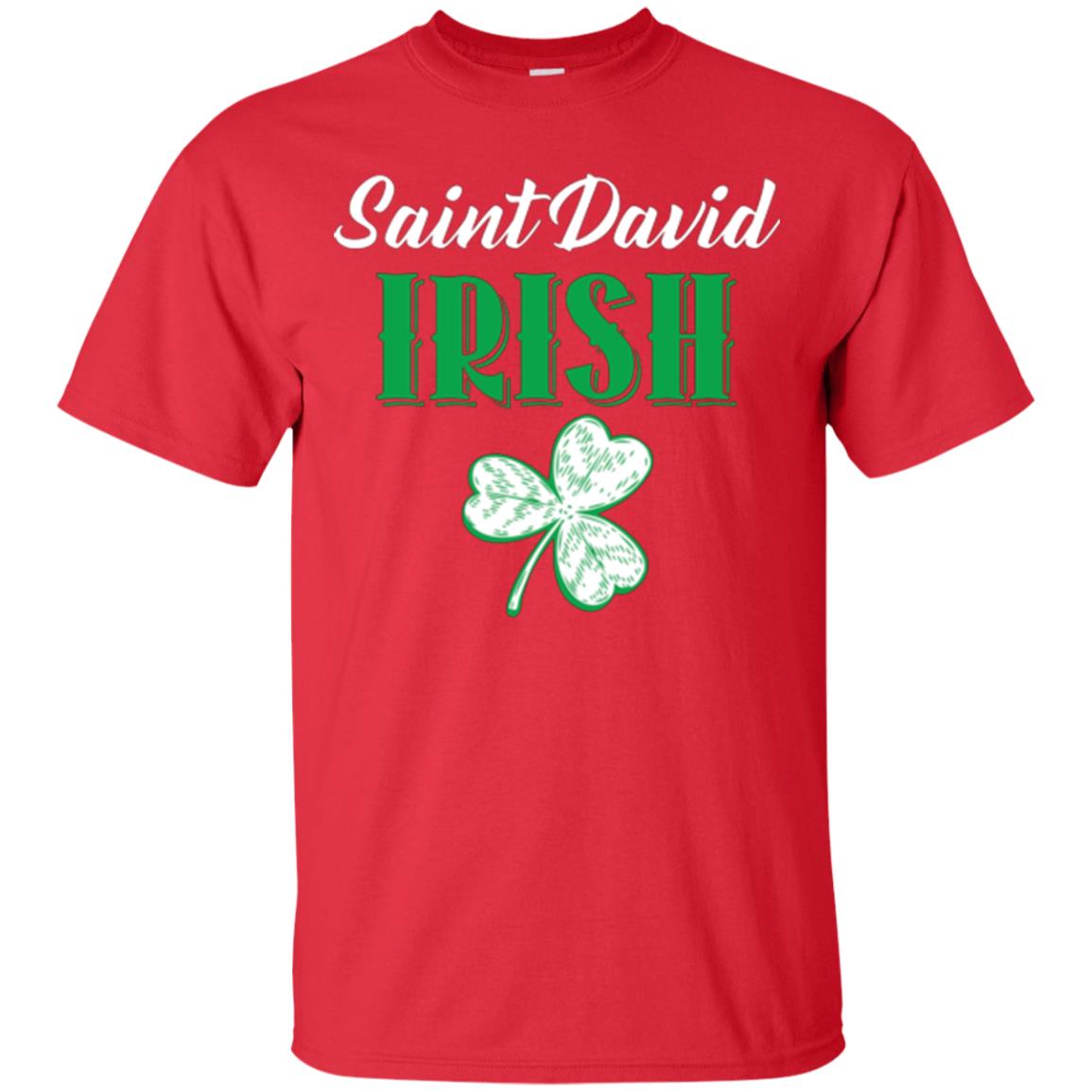 Saint Patrick's Day T-shirt Saint David Irish Red
