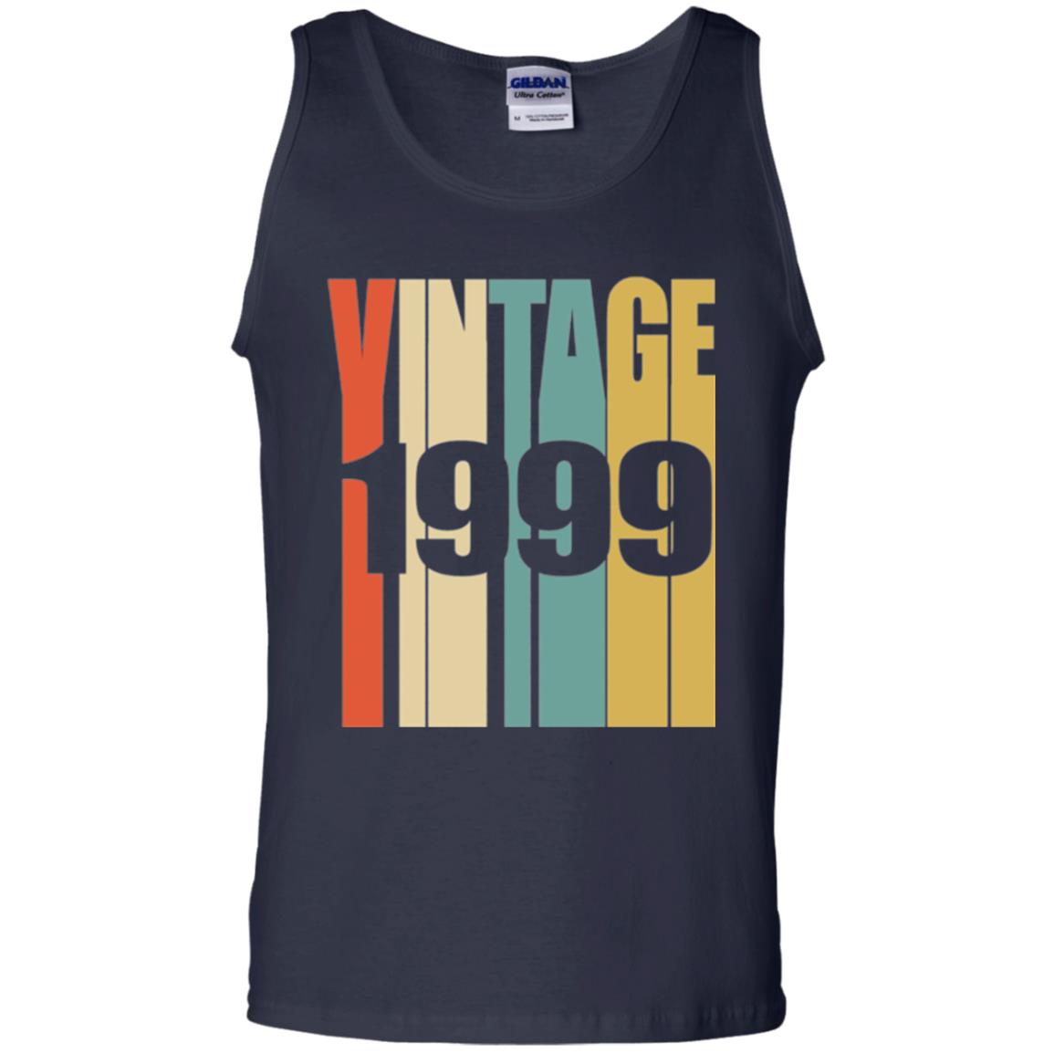 Brithday T-shirt Retro Vintage 1999 Navy