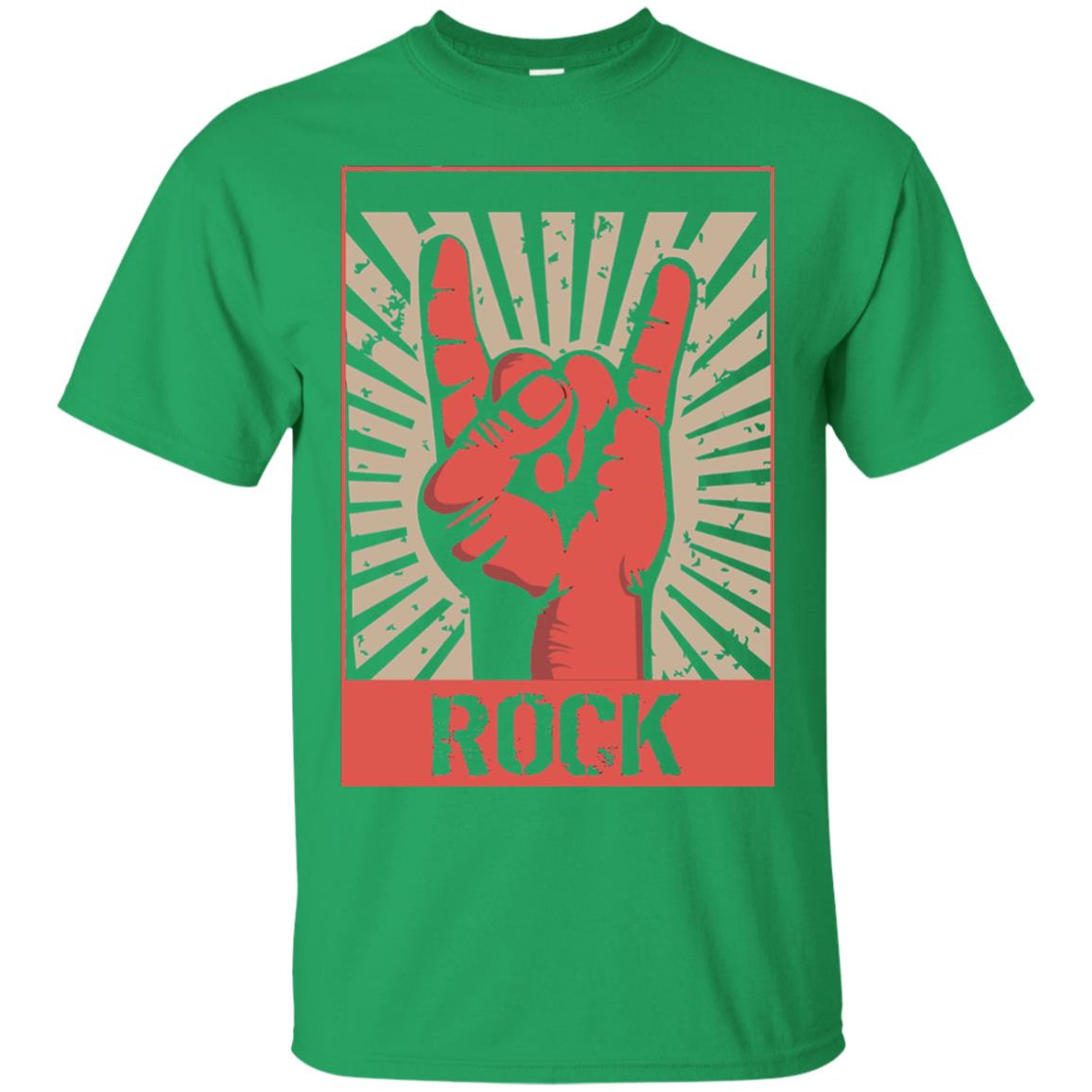 Vintage Rock Concert Band Poster 70s 80s Retro T-shirt Irish Green
