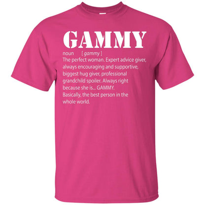 Gammy The Perfect Woman Expert Advice Giver Shirt Heliconia