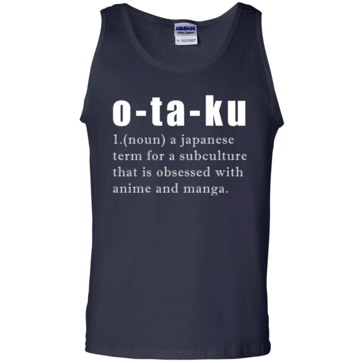 Otaku Definition T-shirt A Japanese Term For A Subculture Navy