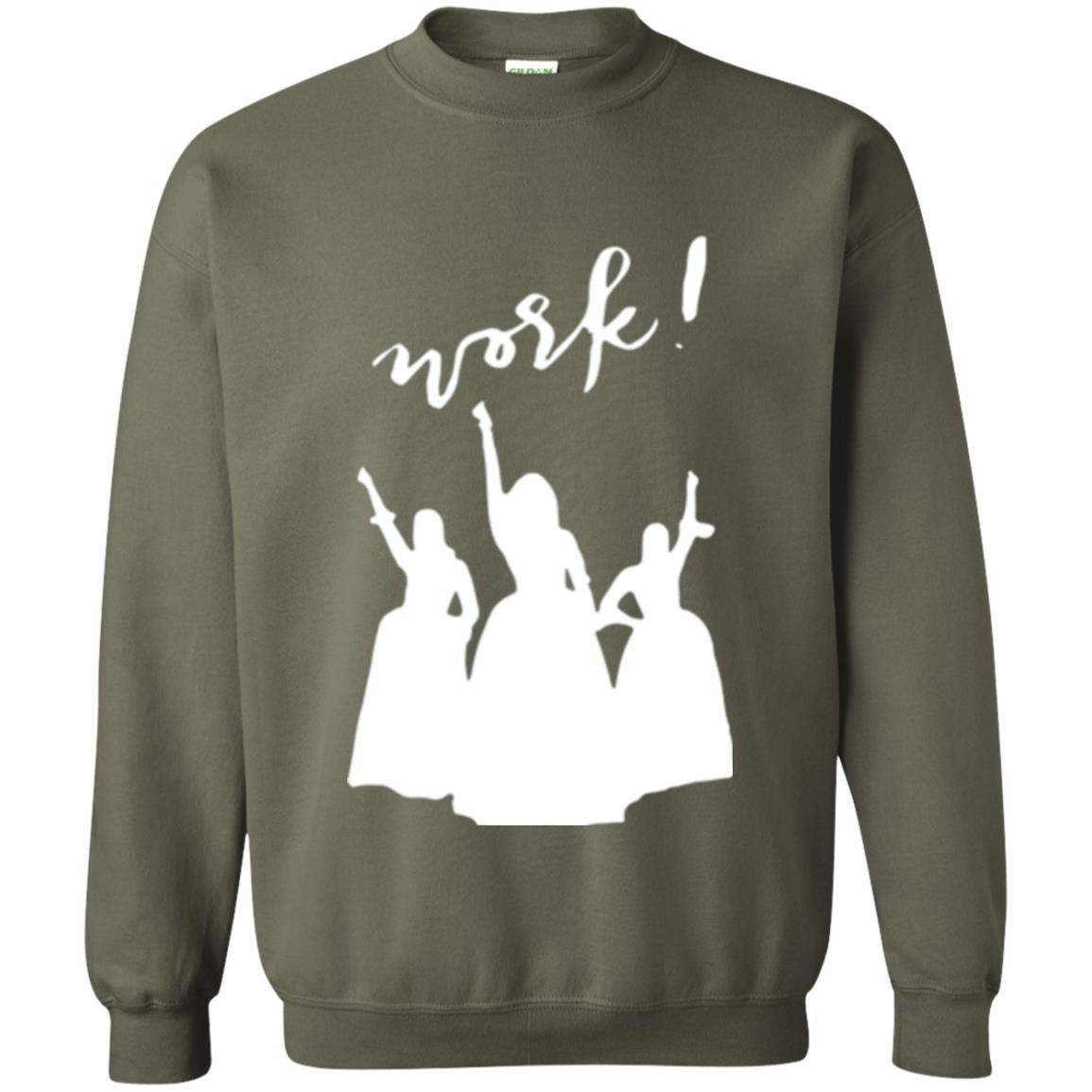 Schuyler Sisters T-shirt Work Military Green