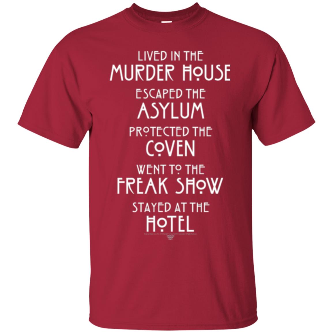 American Horror Story T-shirt Lived In The Murder House Cardinal