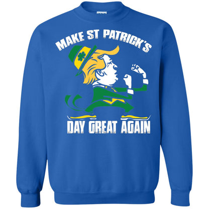 Trump Make St Patricks Day Great Again Funny Trump T-shirt Royal