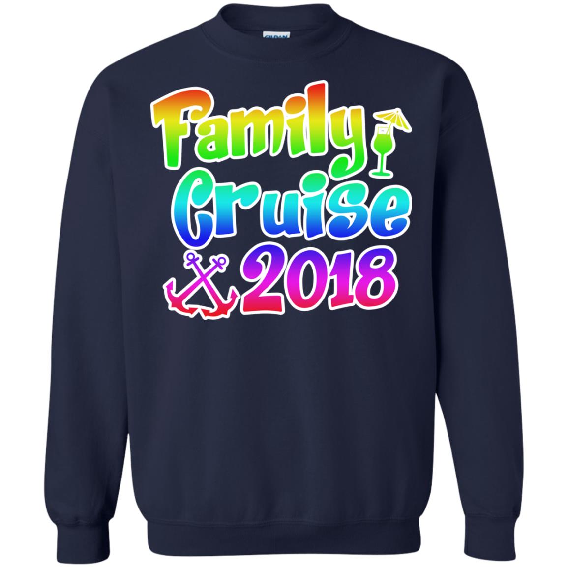 Family T-shirt Cruise 2018 Navy
