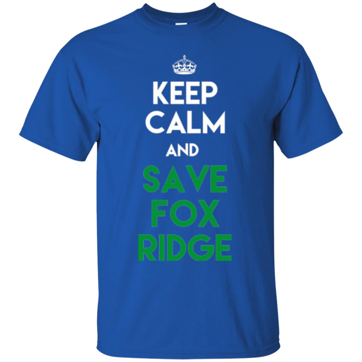 Elementary T-shirt Keep Calm And Save Fox Ridge T-shirt Royal