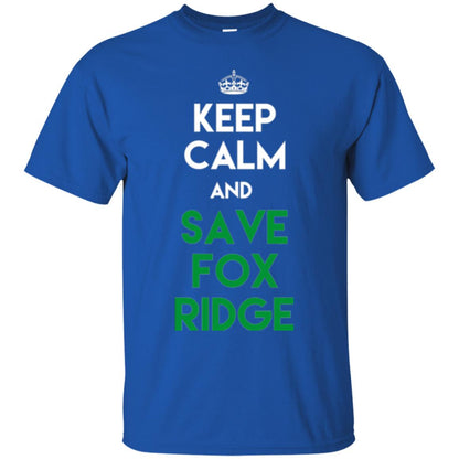 Elementary T-shirt Keep Calm And Save Fox Ridge T-shirt Royal