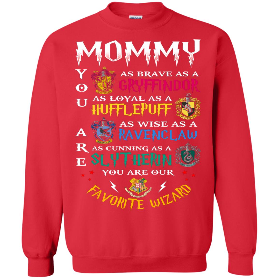 Mommy Our Favorite Wizard Harry Potter Fan T-shirt Red