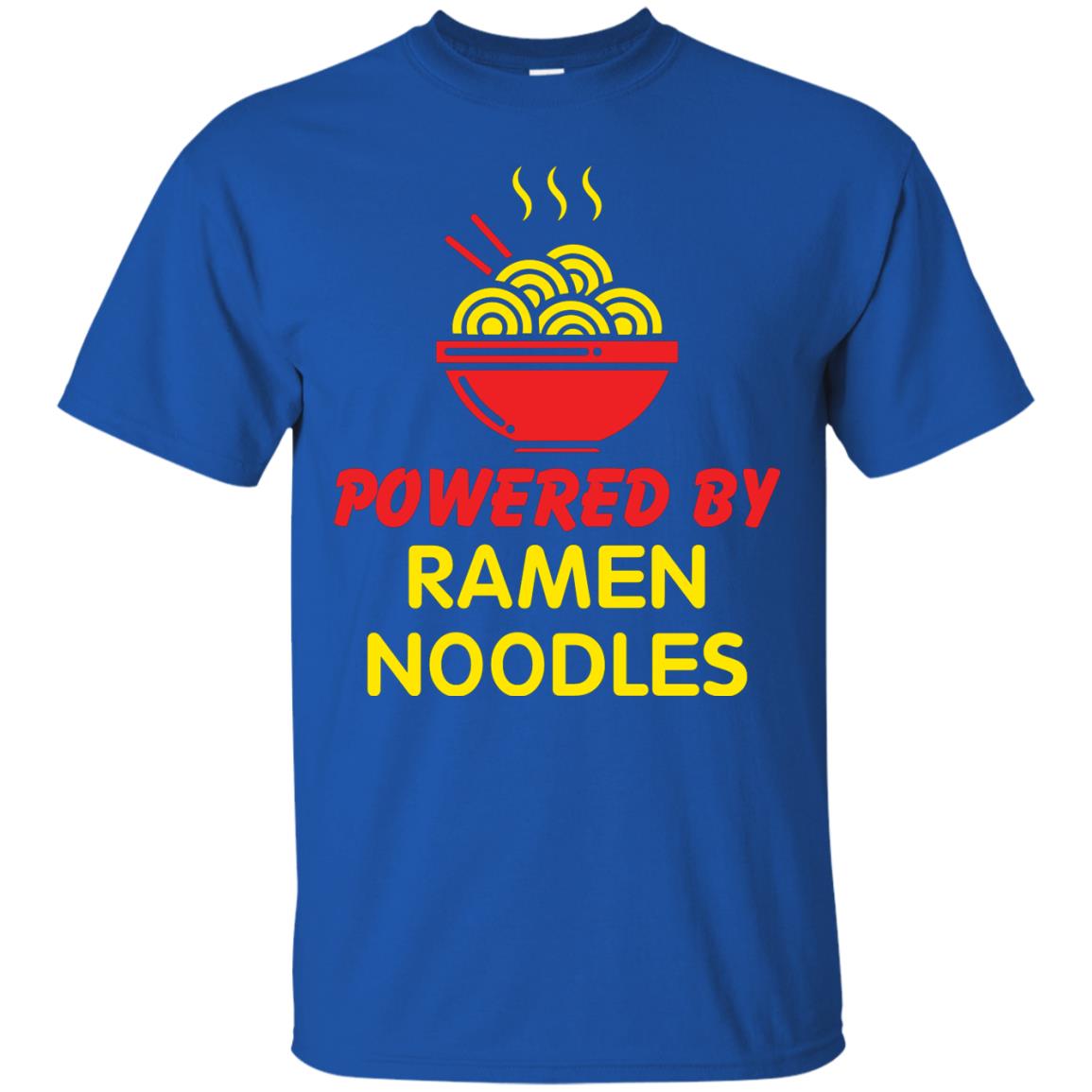 Powered By Ramen Noodles Gift Shirt For Ramen Lover Royal