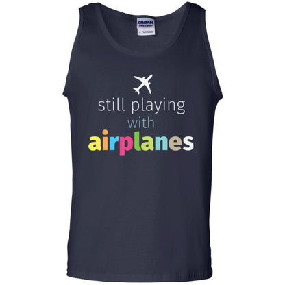 Pilot T-shirt Still Playing With Airplanes