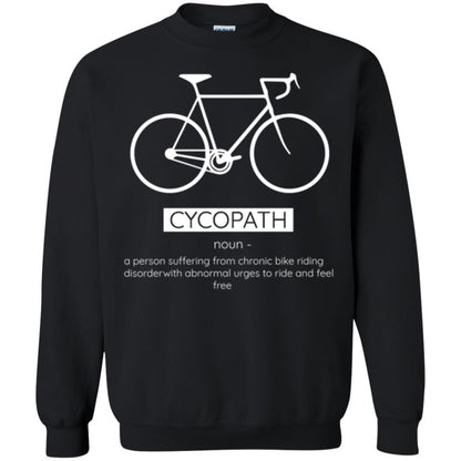 Biker T-shirt Cycopath Definition T-shirt Black