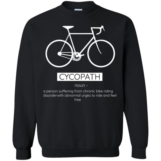 Biker T-shirt Cycopath Definition T-shirt Black