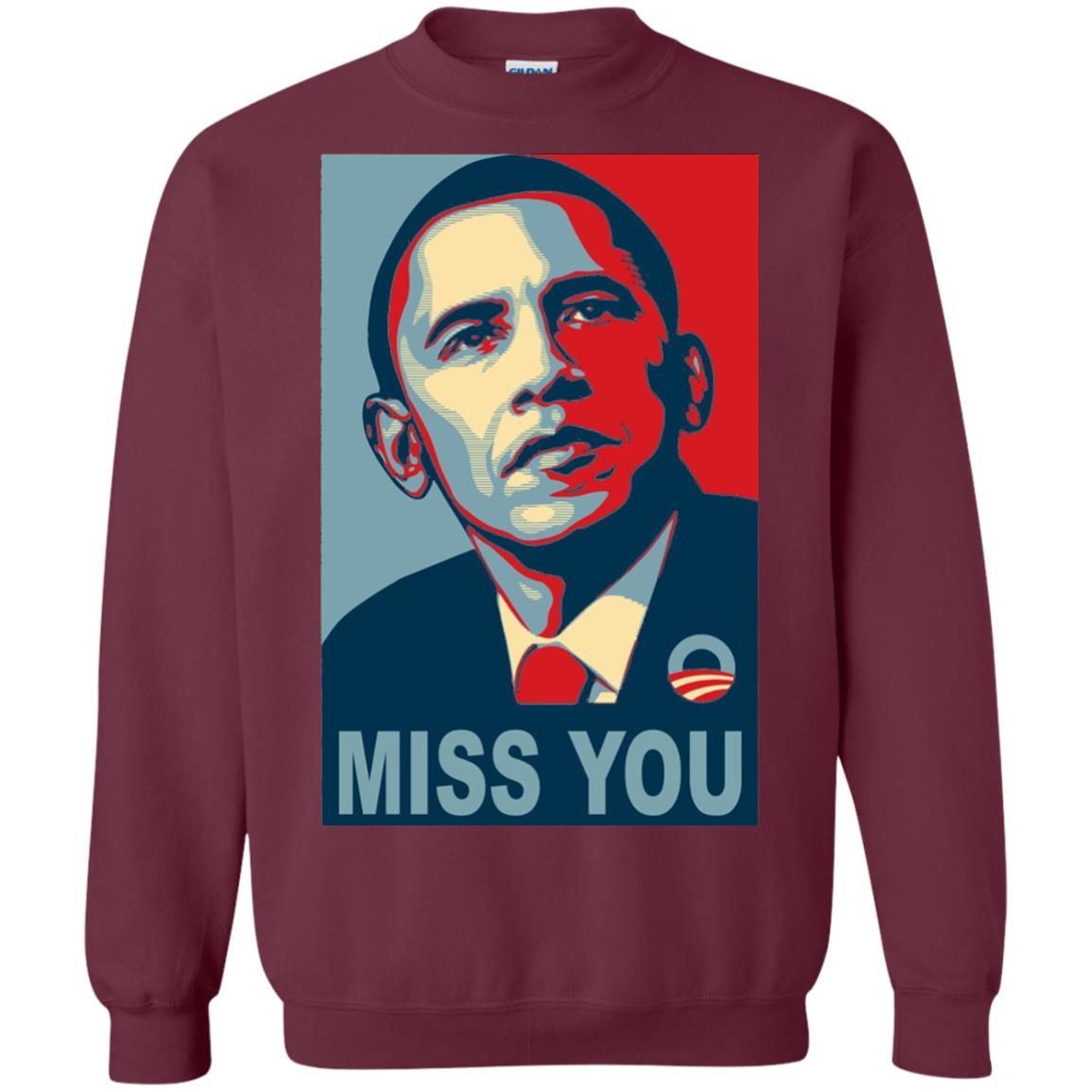 American President Miss You Political T-shirt Maroon