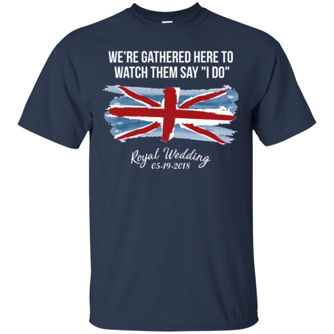 Royal Wedding 05-19-2018 Watch Party T-shirt Navy