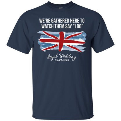 Royal Wedding 05-19-2018 Watch Party T-shirt Navy