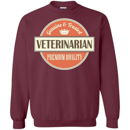 Veterinarian T-shirt Genuine And Trusted Permium Quality Maroon