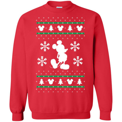Christmas T-shirt Mickey Mouse Red