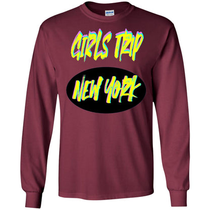 Girls Trip New York T-shirt Maroon