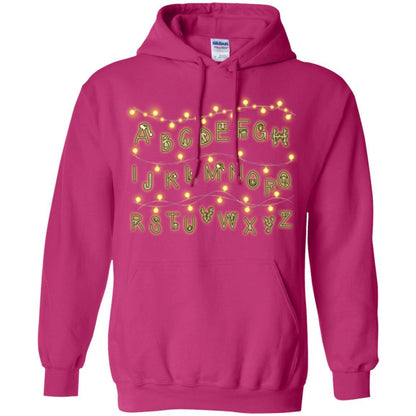 Alphabet Fairy Lights T-shirt Heliconia