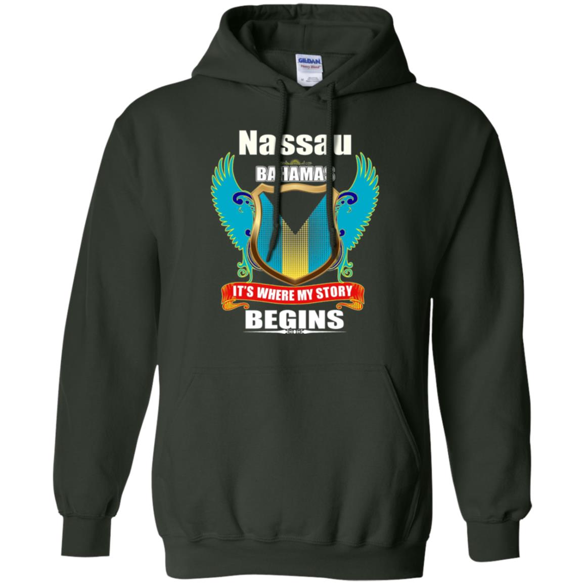 Bahamian T-shirt Nassau Bahamas T-shirt Forest Green