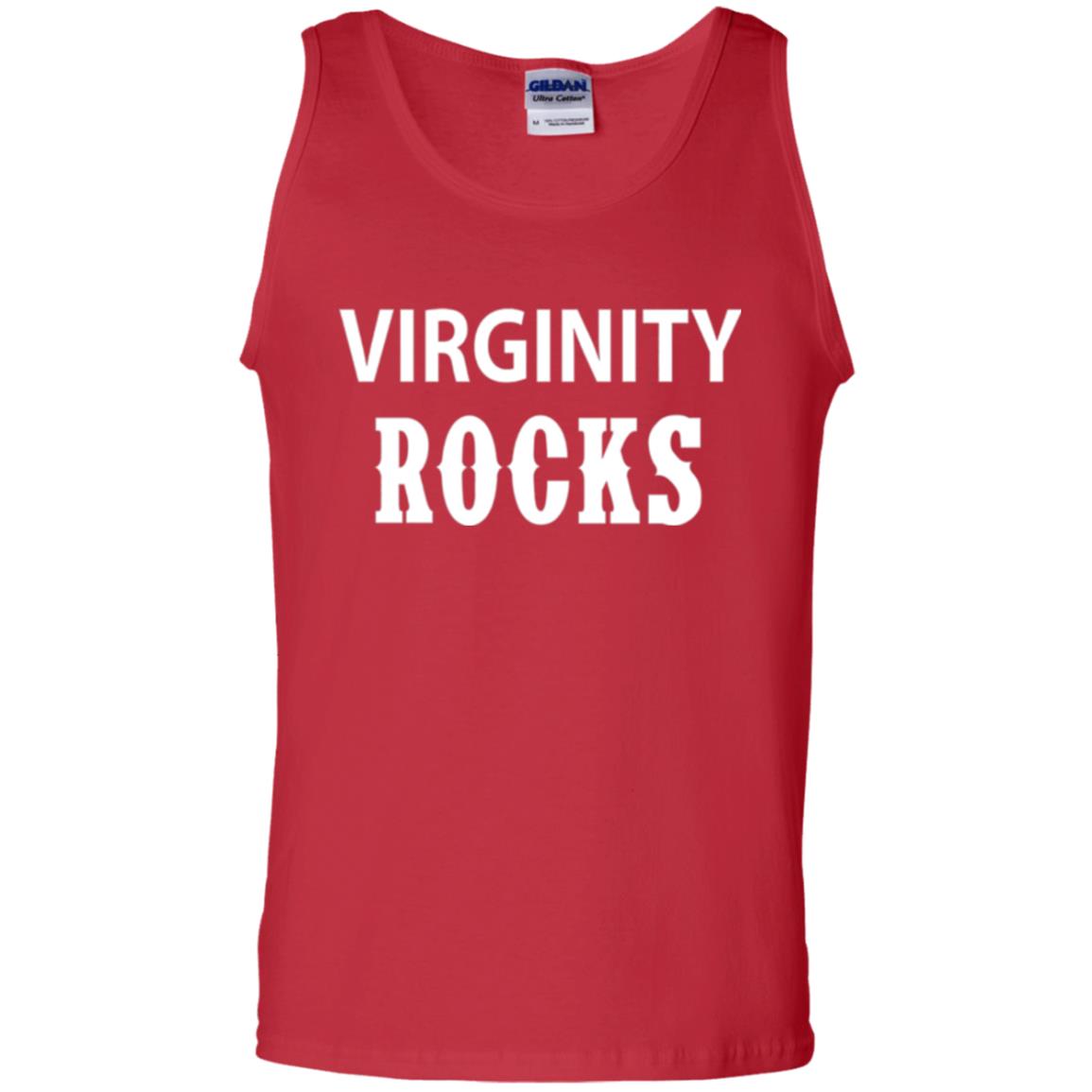Virginity Rocks T-shirt Red