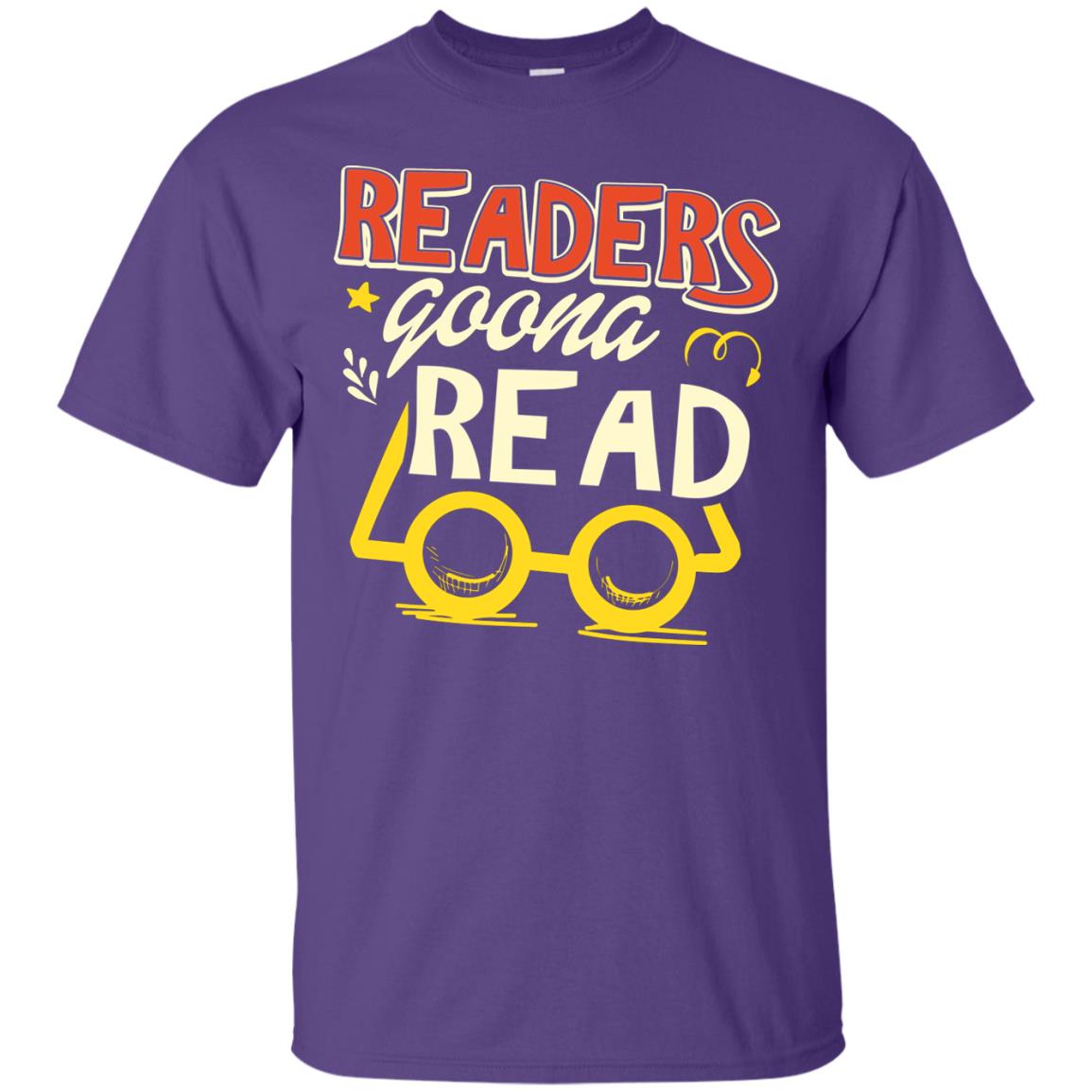 Readers Gonna Read Book Lover T-shirt Purple