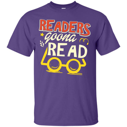 Readers Gonna Read Book Lover T-shirt Purple
