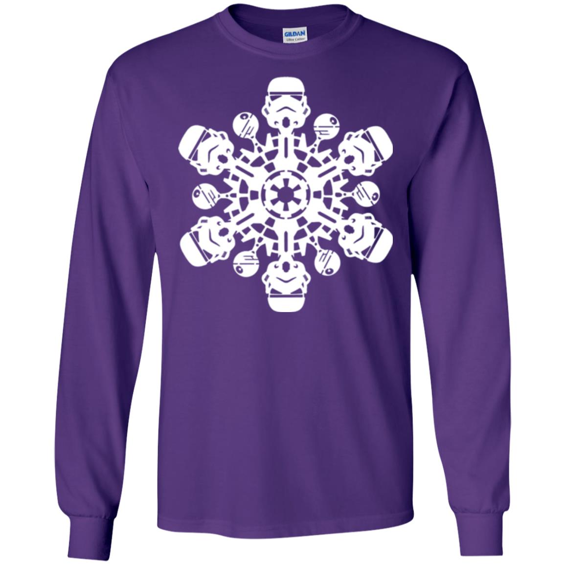 Christmas T-shirt Star Wars Stormtrooper Snowflake Purple