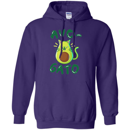 Cat Lovers T-shirt Avocado Avogato Purple