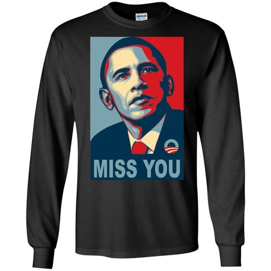 American President Miss You Political T-shirt Black