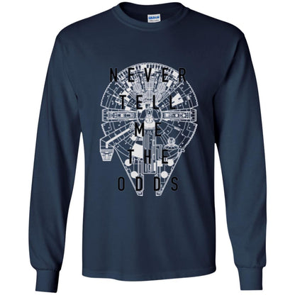 Film T-shirt Falcon Never Tell Me The Odds T-shirt Navy