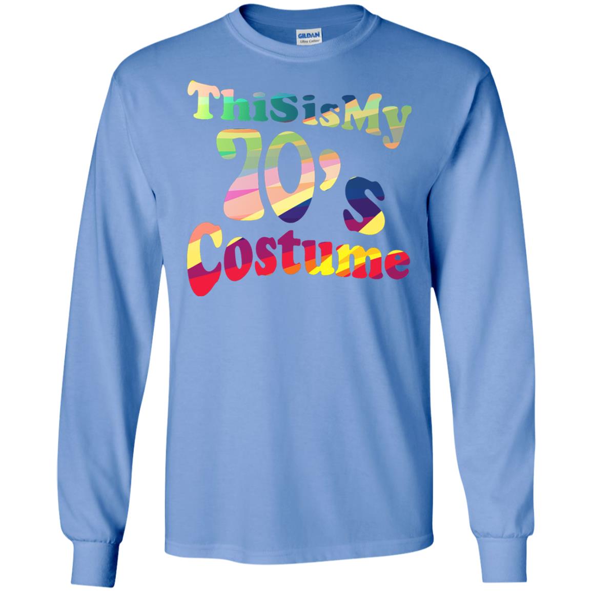 70s Halloween Costume 70s T-shirt For Women Men Girls Carolina Blue