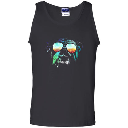 Pitbull Lover T-shirt English Bulldog Neon Dog T-shirt Black
