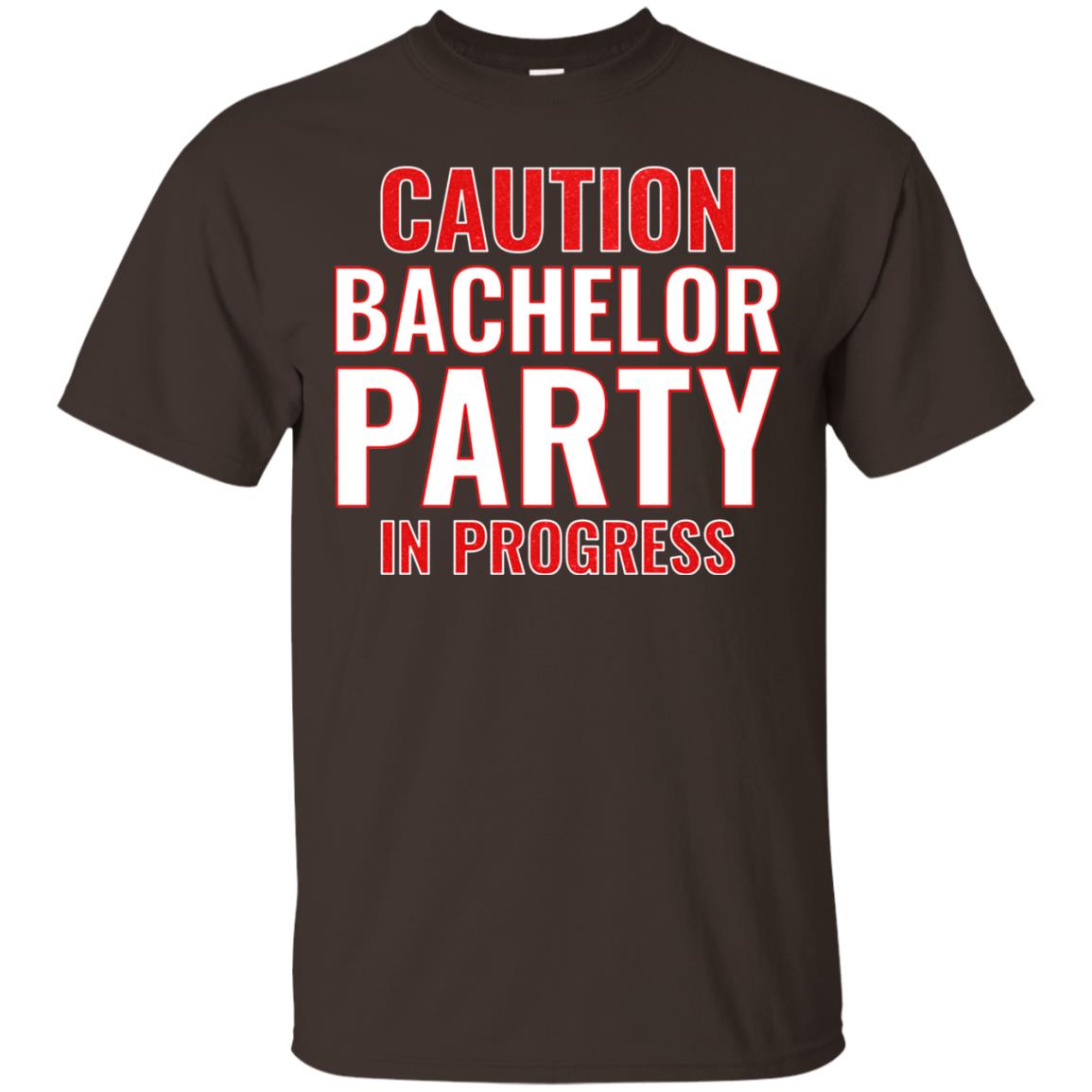 Funny Warning Caution Bachelor Party In Progress Dark Chocolate