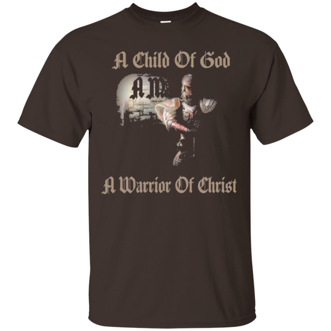 Crusader Knights Templar T-shirt A Child Of God Dark Chocolate