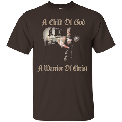 Crusader Knights Templar T-shirt A Child Of God Dark Chocolate
