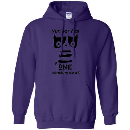 Nuclear War Is One Tantrum Away Graphic T-shirt Purple