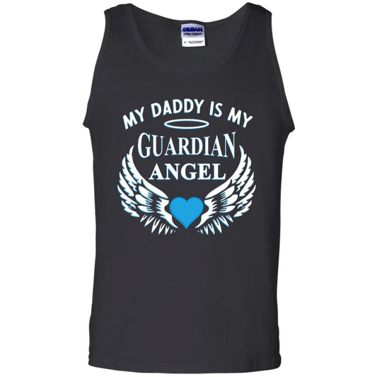 My Daddy Is My Guardian Angel Daddy In Heaven Shirt Black