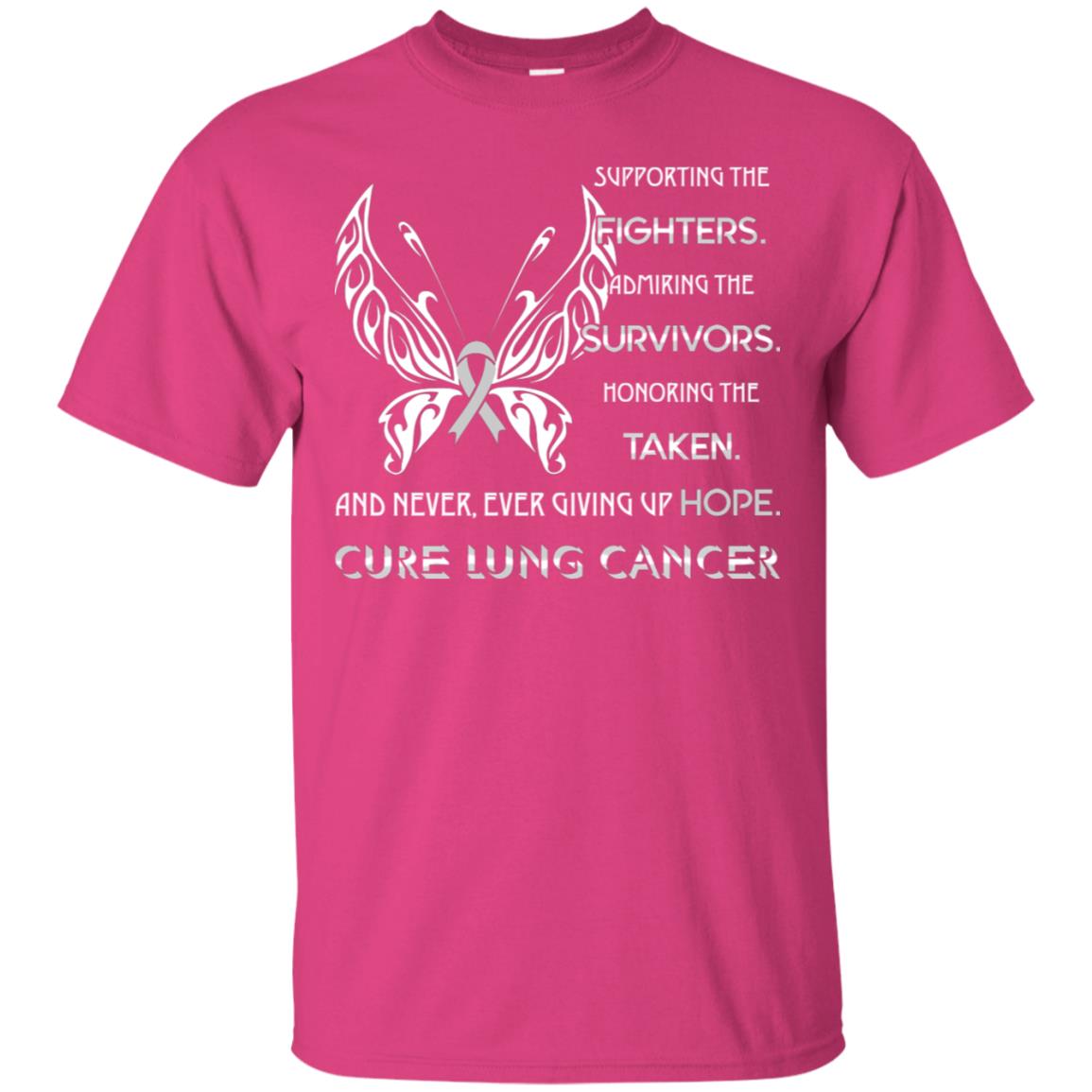 Supporting The Fighters Admiring The Survivors Honoring The Taken And Never Ever Giving Up Hope Cure Lung Cancer Heliconia