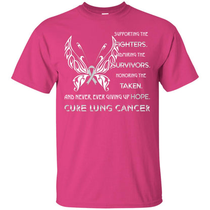 Supporting The Fighters Admiring The Survivors Honoring The Taken And Never Ever Giving Up Hope Cure Lung Cancer Heliconia