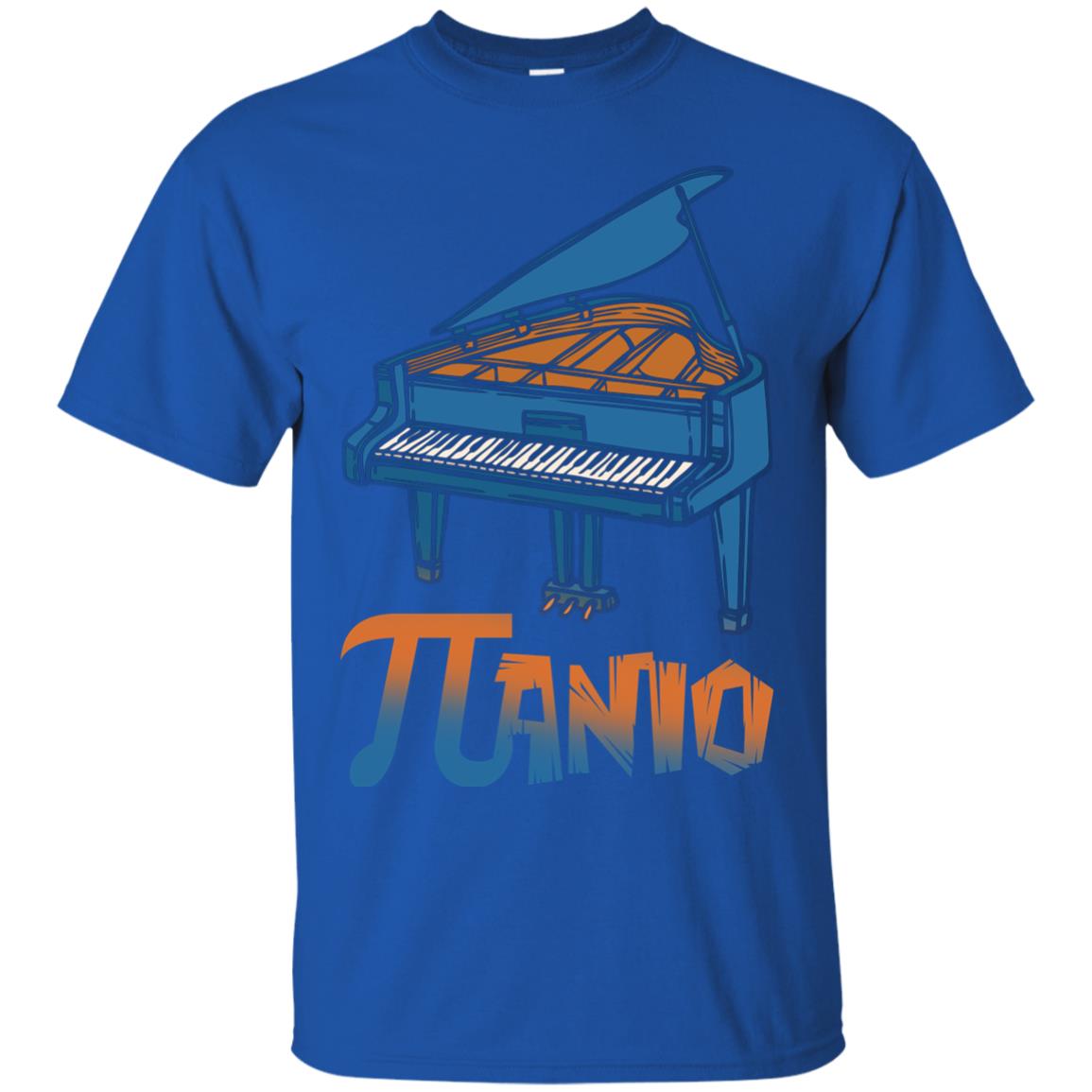 Pi Day T-shirt Funny Piano Lover Royal