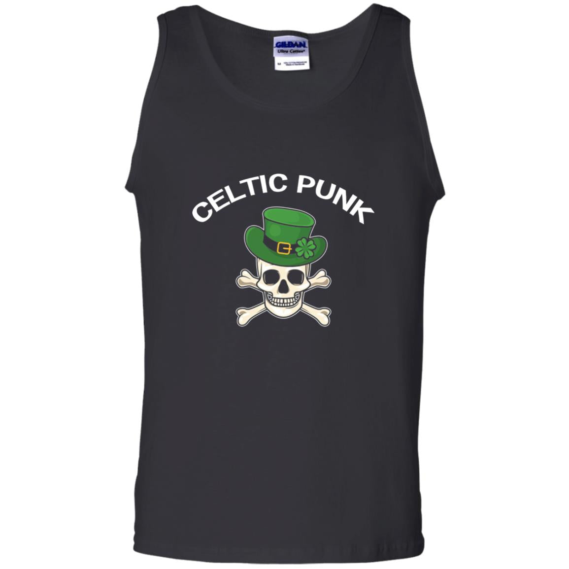 Celtic Punk Rock Irish St. Patrick_s Day T-shirt Black