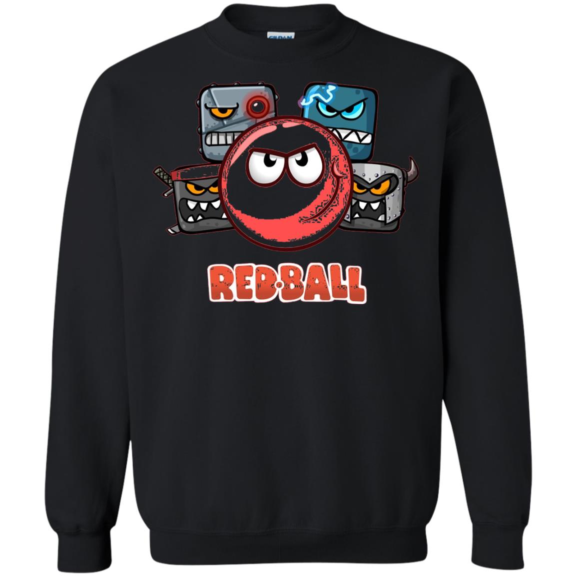 Red Ball 4 The Crew Game Lover T-shirt Black