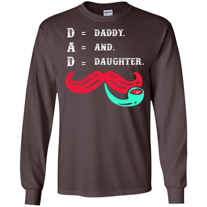 Daddy And Daughter Dad Shirt For Father_s Day Dark Chocolate
