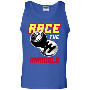 Race The Manuals Racing ShirtG220 Gildan 100% Cotton Tank Top