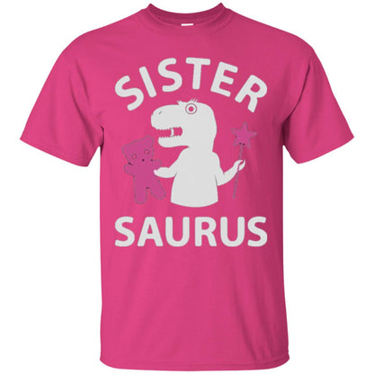 Teestars Sister Saurus T-shirt Heliconia