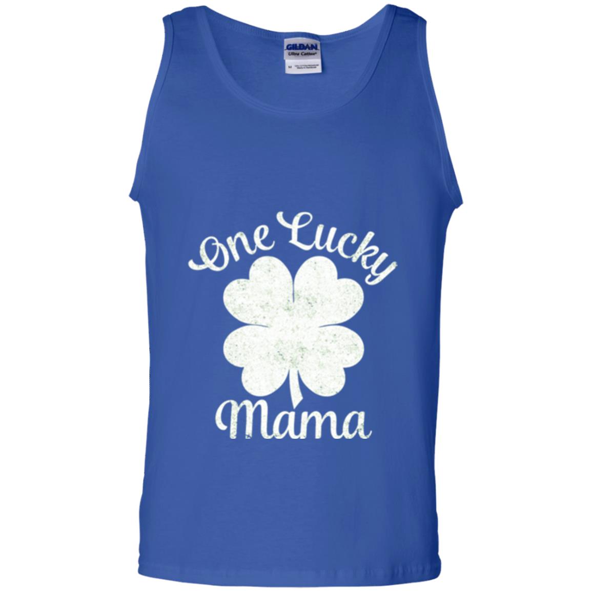 One Lucky Shamrock Mama St. Patrick's Day T-shirt Royal