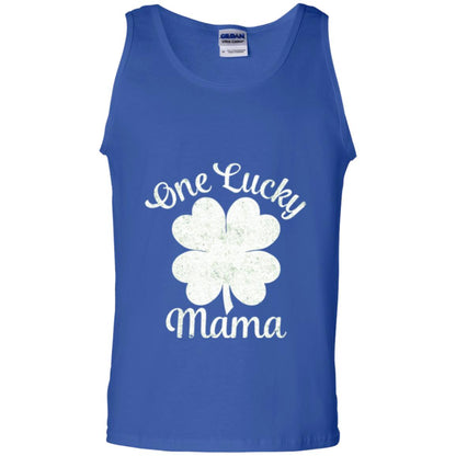 One Lucky Shamrock Mama St. Patrick's Day T-shirt Royal