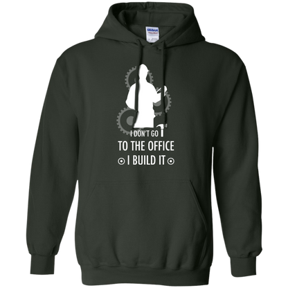 Engineer T-shirt I Don't Go To The Office I Build It Forest Green